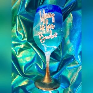 Custom made wine glasses